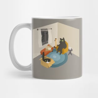 Cat in Therapy Mug